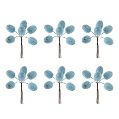 Набор из 6-ти изделий декоративных "Яйца пасхальные", L17 W3,5 H18/10 см