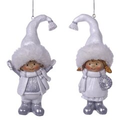 Фигурка декоративная подвесная "Дети",  L6 W5 H13 см, 2в.