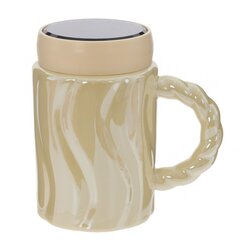 Кружка с крышкой, 380 мл, L13 W8 H13 см