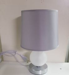 !Светильник настольный 30 см. цвет серый 40 Вт.