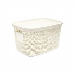 Корзинка NICKEL кремовая 6л 21.7×26.7×15.2см