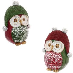 Фигурка декоративная "Сова", L13 W10,5 H16,5 см, 2в.