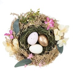 Изделие декоративное "Гнездо пасхальное", L16 W16 H5 см