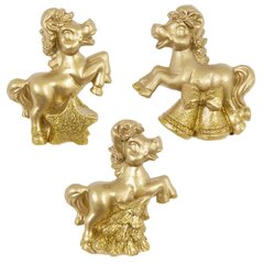 Фигурка декоративная "Лошадка", L6 W3 H6,5 см, 3в.