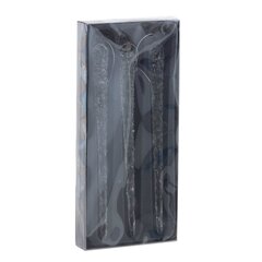 Набор из 3шт Украшение новогоднее "Сосулька", L10 W2,5 H22 см