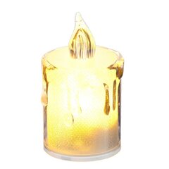 Изделие декоративное "Свеча" (подсветка, 3xLR54) (блок 24шт), D 3.5 см, L3,5 W3,5 H6,5 см