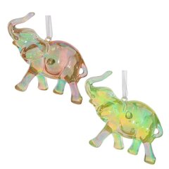 Украшение новогоднее "Слон", L9,5 W3 H8 см, 2в.