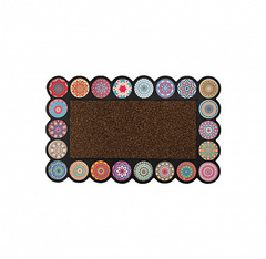 Коврик придверный MOSAIC RONDO brown 76Х45 см