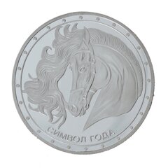 Изделие декоративное "Монета Лошадь", L4,5 W4,5 H0,5 см