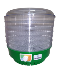 Сушилка для овощей и фруктов Нептун-5-01 КАЖИ.332219.009-01 500Вт 6под. зеленый/прозрачный