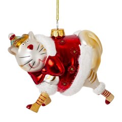 Украшение новогоднее "Кот", L11 W6 H10 см