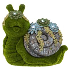 Фигурка декоративная "Улитка" (подсветка, солнечная батарея),  L34 W17 H31 см