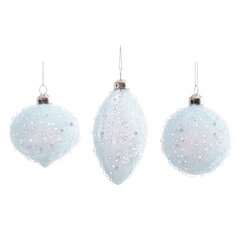 Украшение новогоднее "Шар/Капля/Сосулька", L6 W6 H13,5 см, 3в.