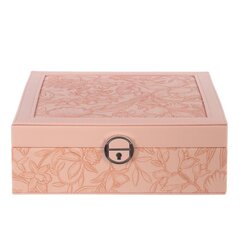 Шкатулка для украшений с дорожным футляром, Д25 Ш25 В9 см