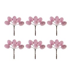 Набор из 6-ти изделий декоративных "Яйца пасхальные", L17 W3,5 H17,5/10 см