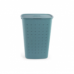 Корзина для белья SOFTEX голубая 56л