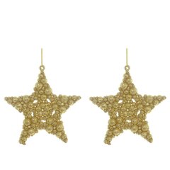 Набор из 2шт Украшение новогоднее "Звезда", L13 W1 H16 см