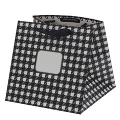 Пакет подарочный S (бумага 250г/м2, блок 10шт), L25 W25 H24 см