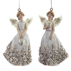 Фигурка декоративная подвесная "Ангел",   L5 W3,5 H9,5 см, 2в.