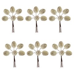 Набор из 6-ти изделий декоративных "Яйца пасхальные", L17 W3,5 H18/10 см