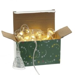 Электрогирлянда "Колокольчик", L4 м, (20 теп белых LED, 2W, IP20)