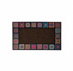 Коврик придверный MOSAIC QUADRO violet 76Х45 см