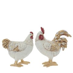 Фигурка декоративная "Петух/Курица" (блок 2шт), L18 W9,5 H20 см, 2в.