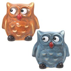 Копилка "Сова", L12,5 W10 H12 см, 2в.