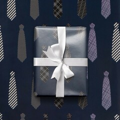 !09 Бумага (набор 4 листа) упаковочная глянцевая «Галстук» 70 × 100 см.