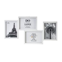 Фоторамка-панно для 4-х фото, L54 W3 H28,5 см