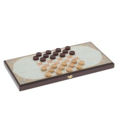 Игра настольная 2 в 1 ( шашки, нарды) "Белые лошади", L50 W25 H3 см