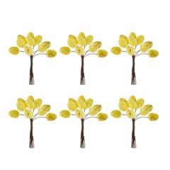 Набор из 6-ти изделий декоративных "Яйца пасхальные", L17 W3 H18/10 см