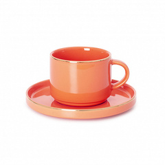 Чайная пара CORAL GOLD 200мл