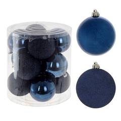 Набор из 12шт Украшение новогоднее "Шар", D 8 см, L19 W19 H21 см