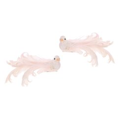 Изделие декоративное "Птичка", L14 W4 H4 см, 2в.