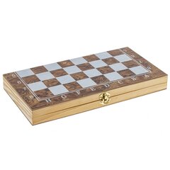 Игра настольная 3 в 1 (шахматы, шашки, нарды), Д34 Ш17 В4 см