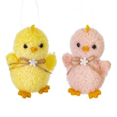 Фигурка декоративная "Цыпленок" (блок 12шт), L6 W4,5 H8 см, 2в.