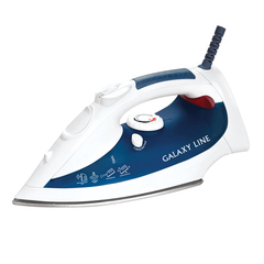 Утюг Galaxy LINE GL6102 2000Вт синий/белый