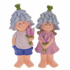 Фигурка декоративная "Мальчик/Девочка", Д9 Ш8 В21 см, 2в.