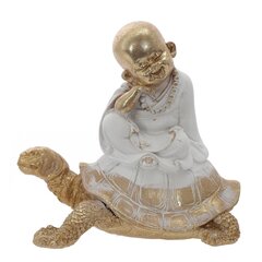 Фигурка декоративная "Будда на черепахе", L16 W11,5 H16 см
