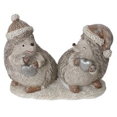 Фигурка декоративная "Ёжики", L12,5 W5 H9 см