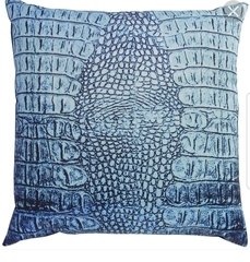 !Подушка декоративная "Рептилия" 35*35 см., цвет голубой