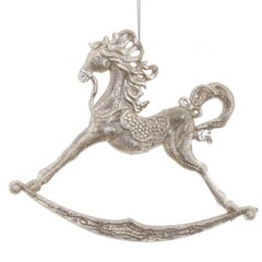Украшение новогоднее "Лошадка", L14 W1 H12 см