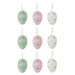 Набор из 12-ти изделий декоративных подвесных "Яйцо" (4*6), L4,5 W4,5 H6,5 см