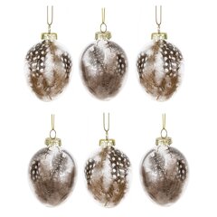 Набор из 6-ти изделий декоративных подвесных "Яйцо пасхальное" (6*9), L19 W19,5 H6 см