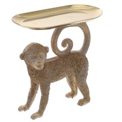 Фигурка декоративная "Обезьяна" с подносом, L17 W8 H18 см