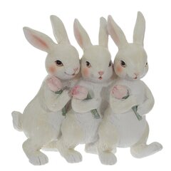 Фигурка декоративная "Зайцы", L13 W5 H12 см