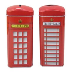 Копилка "Телефонная будка", Д7 Ш7 В16 см, 2в.