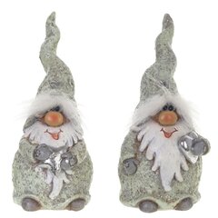 Фигурка новогодняя "Дед Мороз", L6 W7 H15 см, 2в.