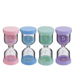 Часы песочные, Д4,5 Ш4,5 В9,5 см, 4в.